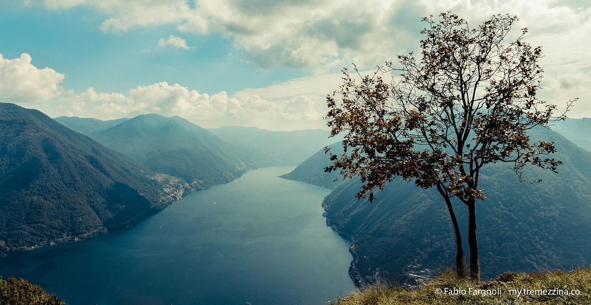 Lake Como view from Pigra