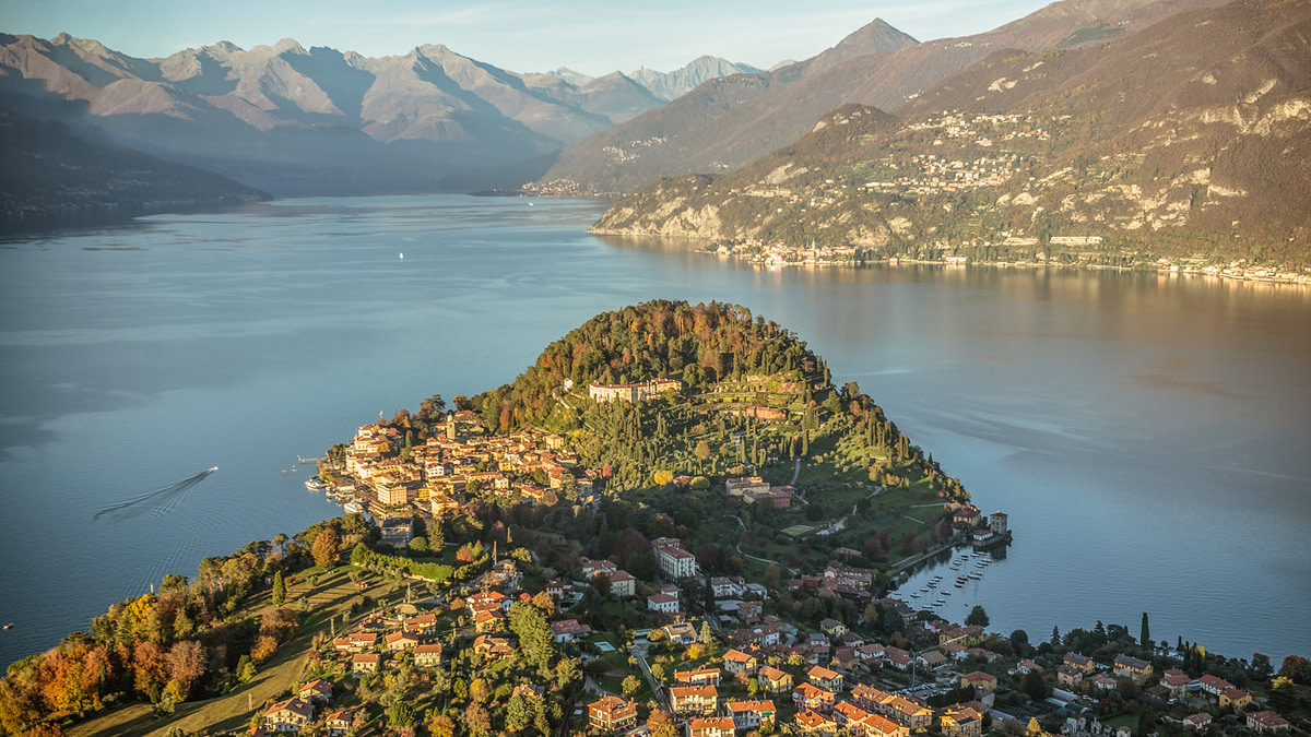 Veduta aerea di Bellagio, lago di Como - Foto di Fabio Fargnoli