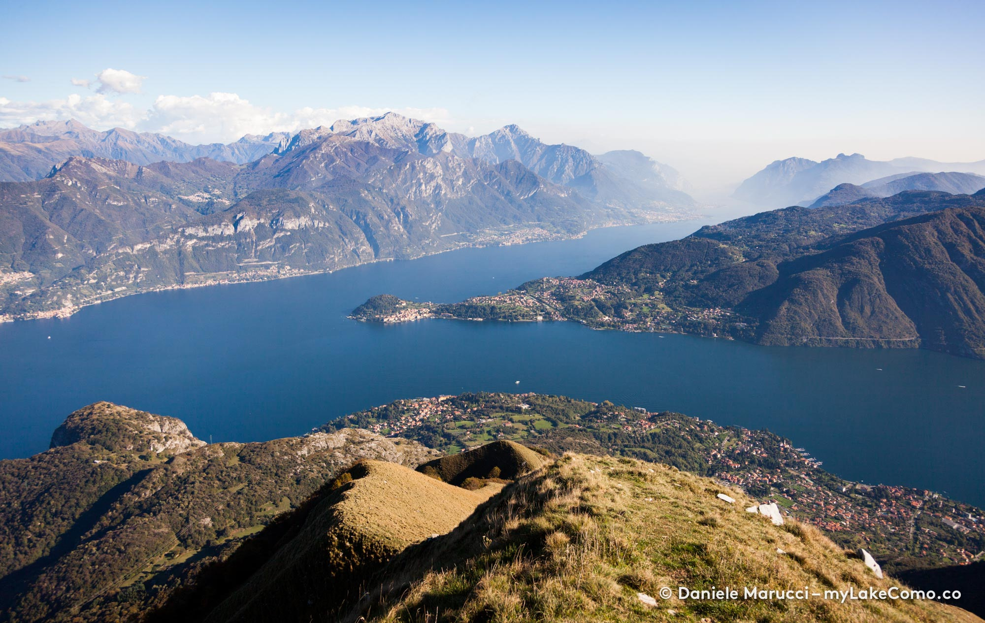 Lago di Como visto dal Monte Crocione