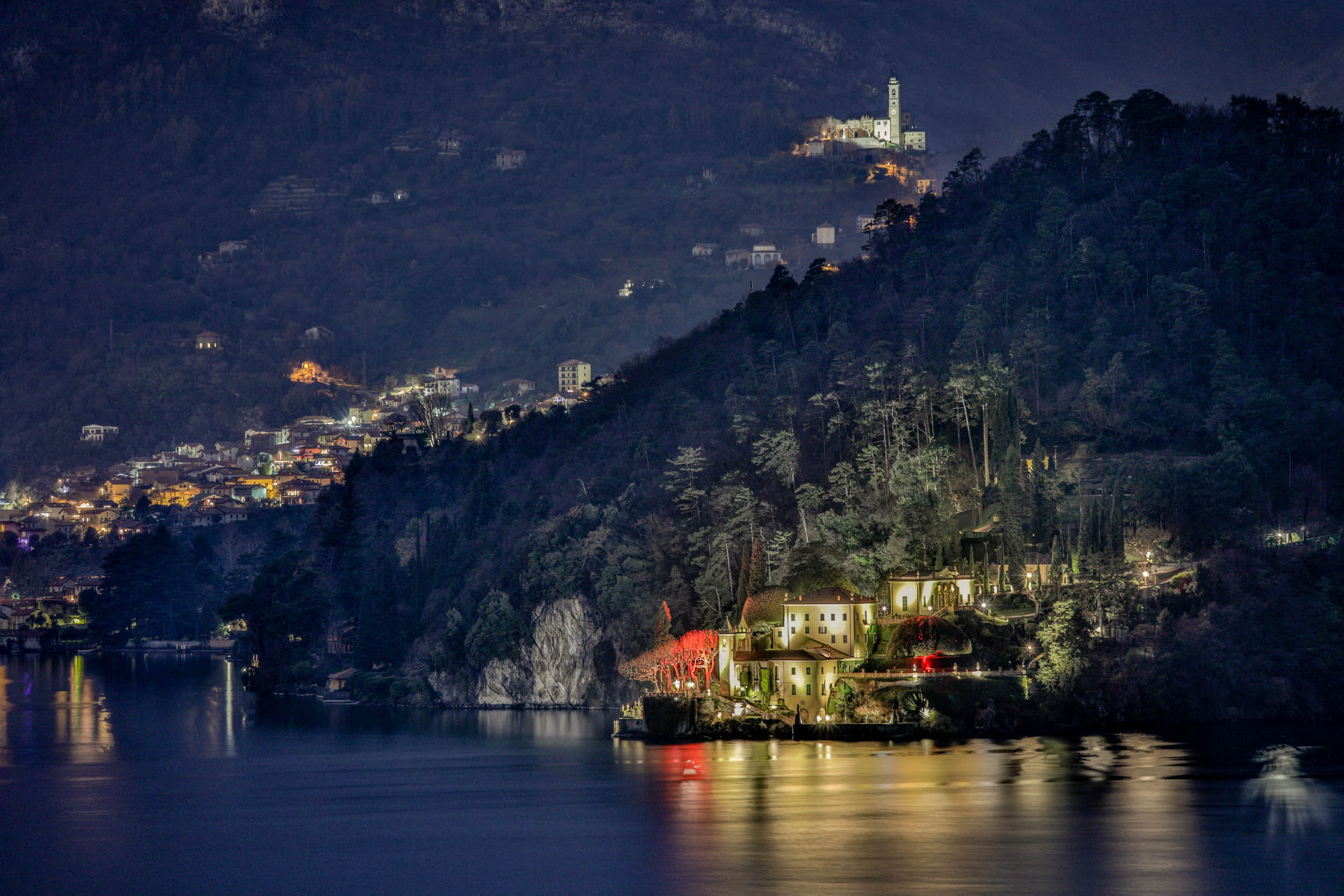 Villa del Balbianello - Tremezzina - Lake Como Christmas Light