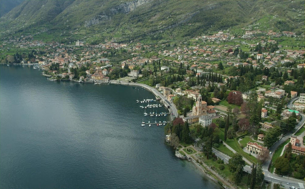 Vista aerea di Tremezzo - Lago di Como